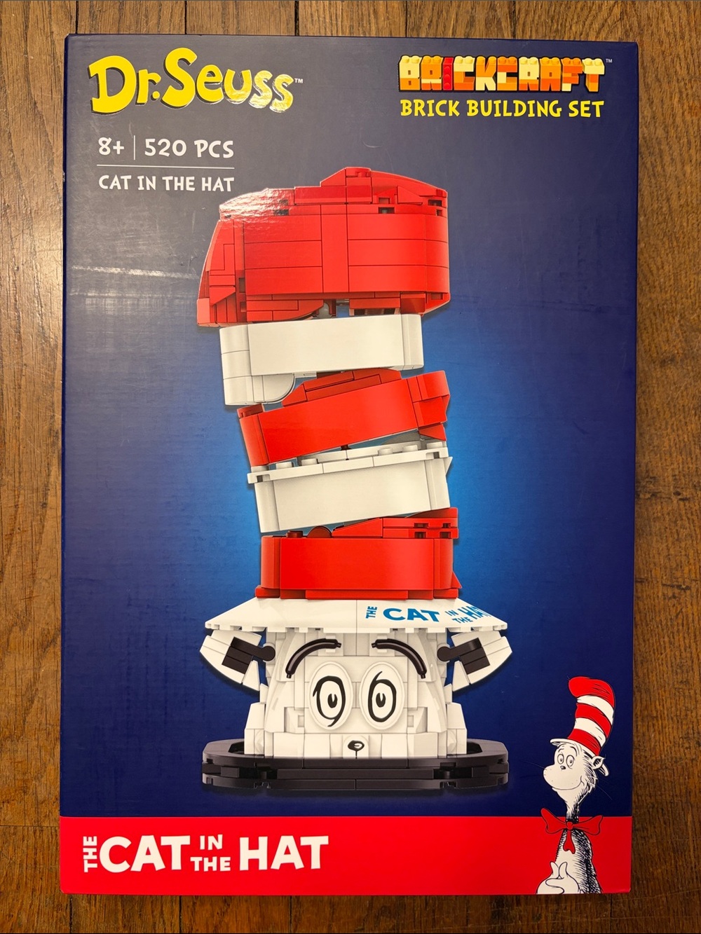 Brickcraft Dr. Seuss Cat in the Hat Building Set - Red, White, Black